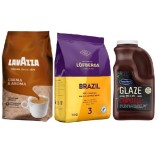 Кофе в зернах 2 вида и соус с перцем